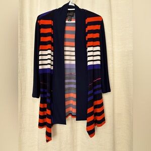 Frank Lyman ladies Striped Open cardigan size 14